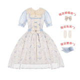 Withpuji ~Letter and Poem · Flowers Wall In Summer Lolita OP -Ready Made