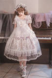 Alice Girl ~Angel High Waist Short Sleeves Lolita OP -Pre-order