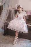 Alice Girl ~Angel Normal Waist Short Sleeves Lolita OP -Pre-order