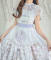 The clock embroidery apron