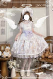 Alice Girl ~Angel Normal Waist Short Sleeves Lolita OP -Pre-order