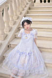 Alice Girl ~Angel High Waist Short Sleeves Lolita OP -Pre-order