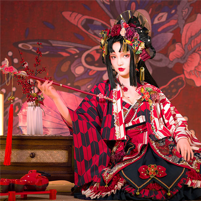 YUPBRO Lolita ~Izumi Kimono Lolita Set