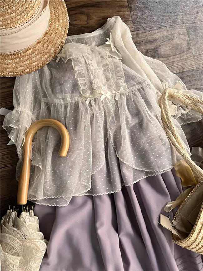 Little Dipper ~ Flower Petals Sweet Lolita Blouse