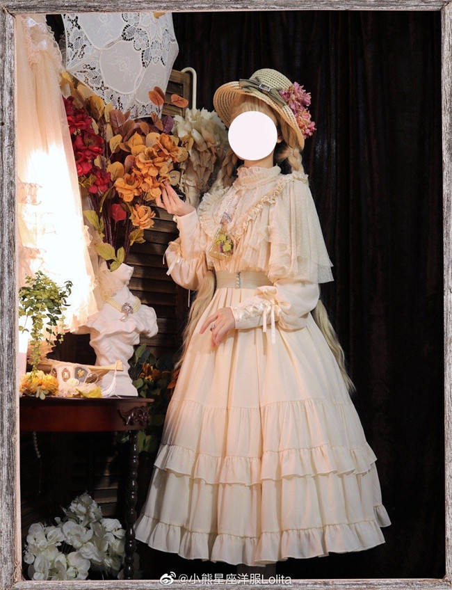 Little Dipper  ~The Princess of Windsor Stand Collar Long Sleeves Lolita OP