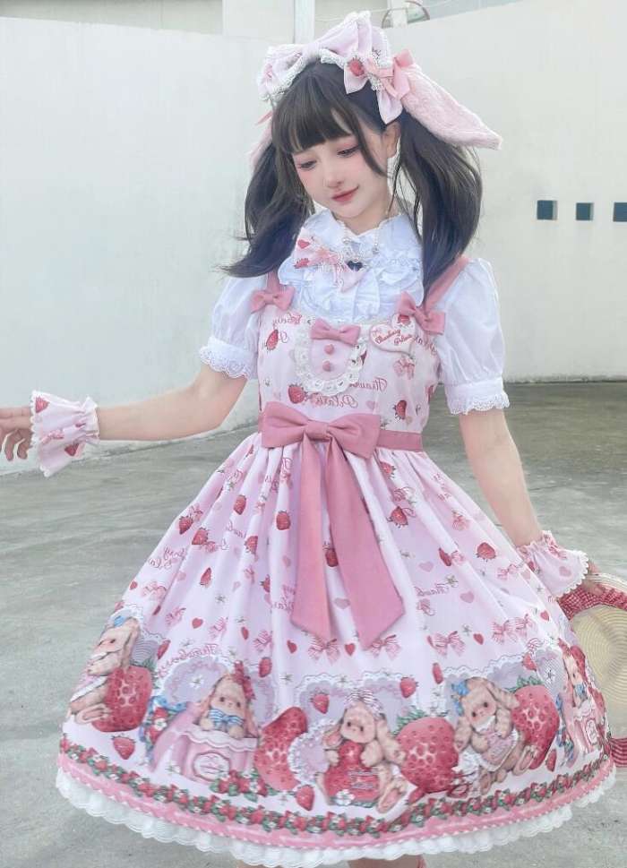 Rabbit Blackberry Box Sweet Lolita JSK and Blouse