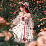 White Queen Elegant Lolita Dress Set