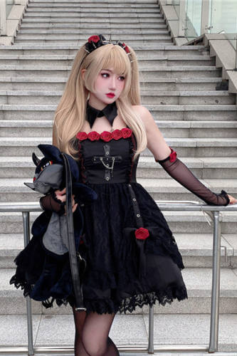 Diamond Honey ~Dangerous Rose Lolita JSK