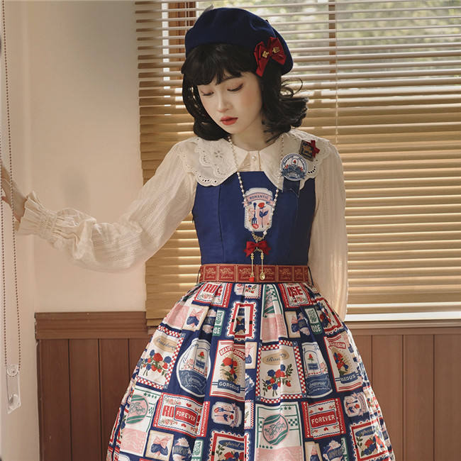 Miss Point ~Roseberry Embroidery Lolita Blouse -Pre-order