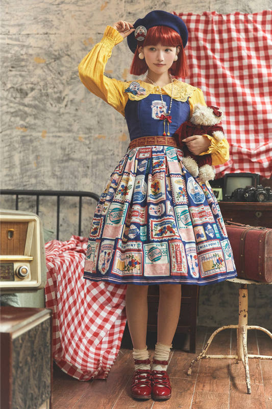 Miss Point ~Roseberry Printed Lolita JSK