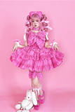 Diamond Honey ~Sweet Rosy Lolita Top + Skirt Set