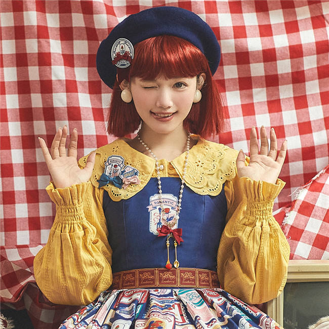 Miss Point ~Roseberry Embroidery Lolita Blouse -Pre-order