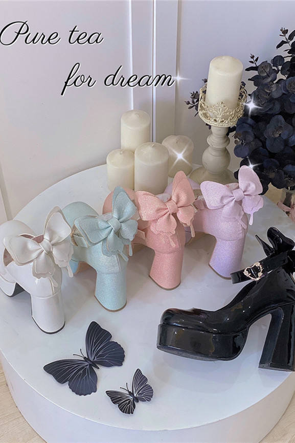 The Untouchable Butterfly Lolita Heels Shoes -Pre-order