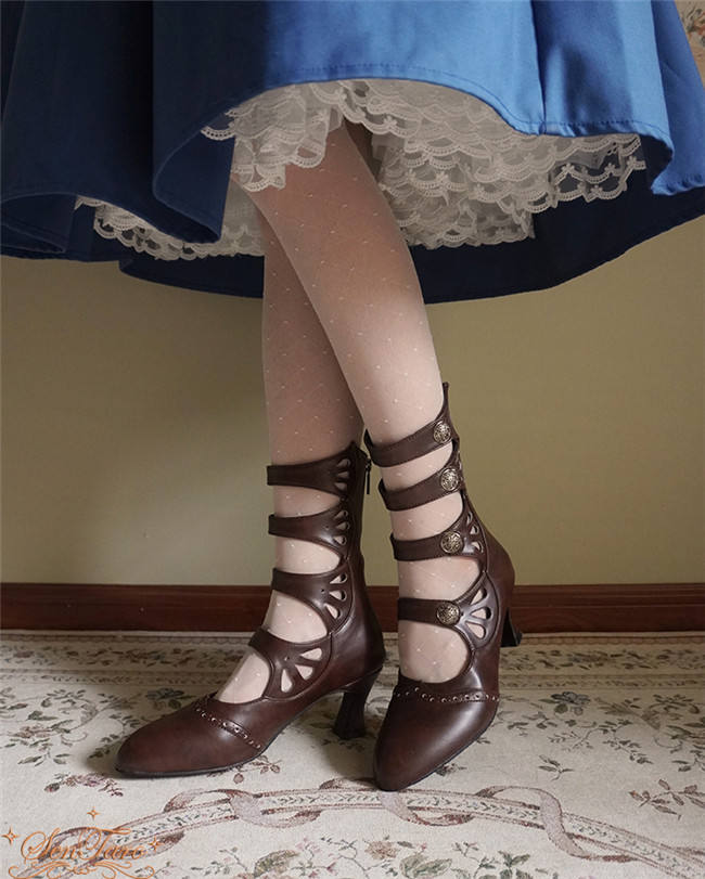 Mary Jane Lolita  Ankle Boots