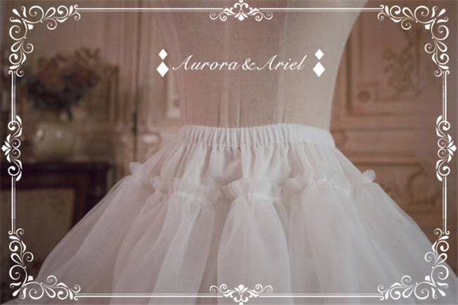 45cm Daily Wear AA Lolita Fashion Organza Lolita Petticoat