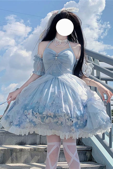 Ying Luo Fu Schloss Neuschwanstein Elegant Lolita JSK