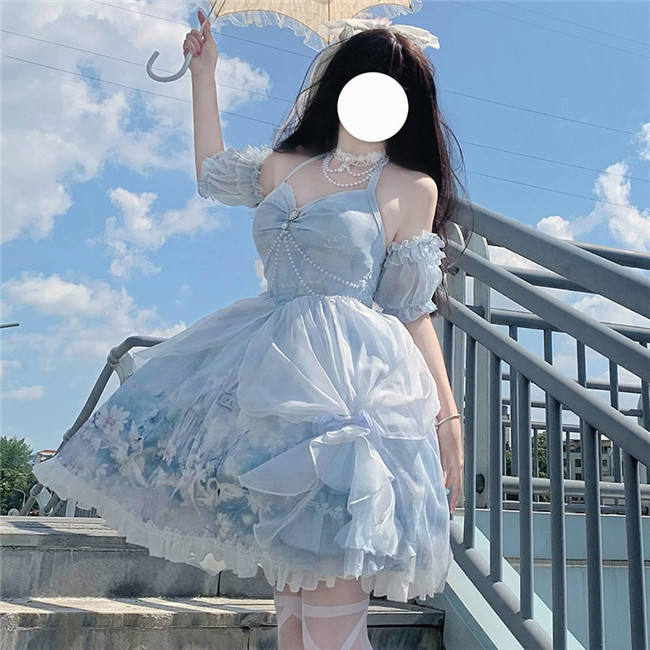 Ying Luo Fu Schloss Neuschwanstein Elegant Lolita JSK