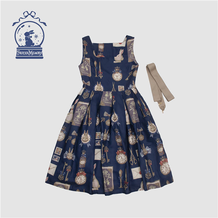 Frozen Memory ~ White Rabbit JSK - Ready Made Light Purple Size M - In Stock
