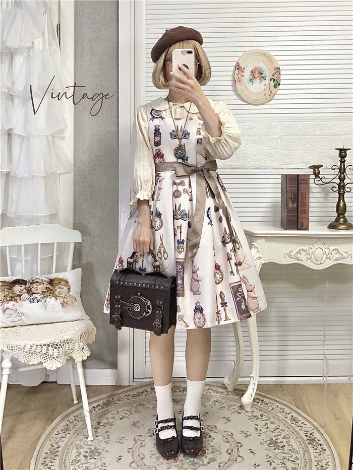 Frozen Memory ~ White Rabbit JSK - Ready Made Light Purple Size M - In Stock