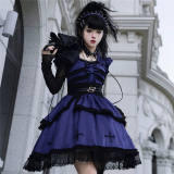 Withpuji ~Klein Blue Velvet Soft Lolita JSK