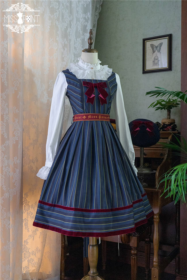 Miss Point ~The Pointe Estate Stripe Lolita JSK