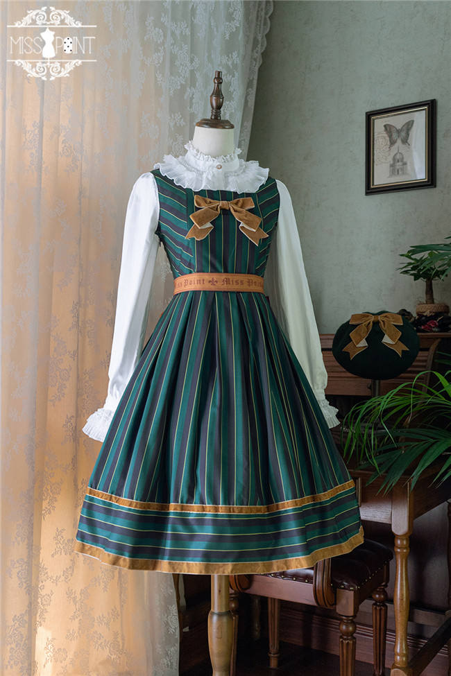 Miss Point ~The Pointe Estate Stripe Lolita JSK