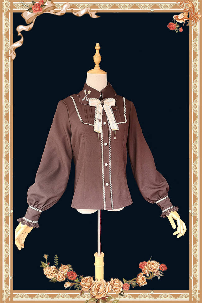 Infanta High Density Chiffon Lolita Long Sleeves Blouse