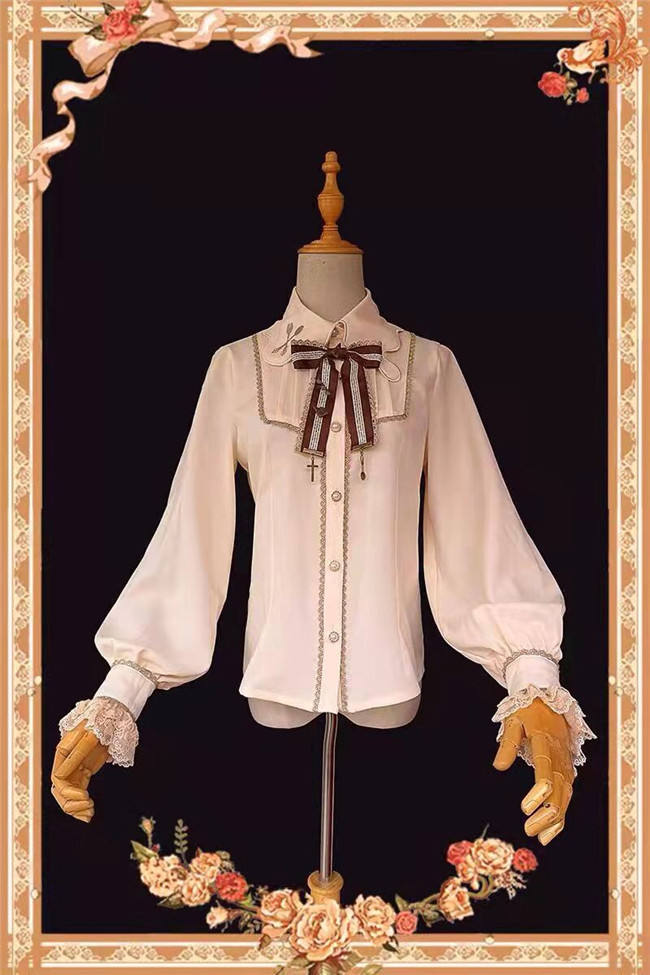 Infanta High Density Chiffon Lolita Long Sleeves Blouse