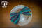 Green Stripe Hairclip