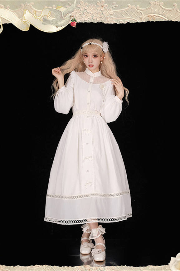 Ying Luo Fu Afternoon Fairyland Classic Lolita Blouse + Skirt Set