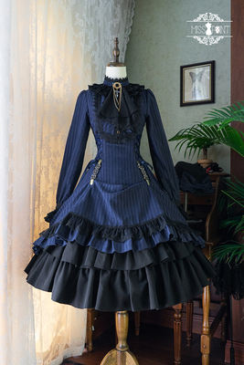 Miss Point ~The Pointe Estate Stripe Lolita OP