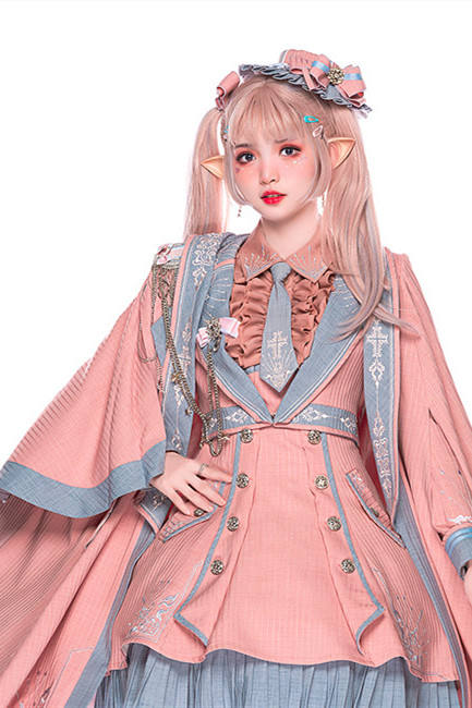YUPBRO Lolita ~Sheffield College Lolita JSK -Pink