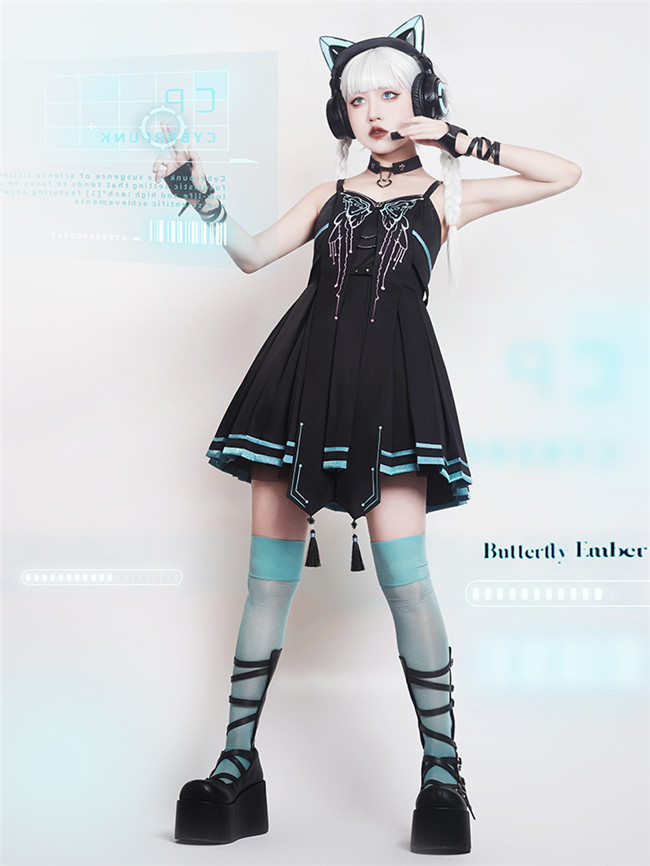 Halloween Cyberpunk Lolita JSK Set ,☆Affordable Lolita