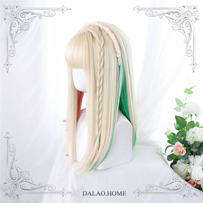 Dalao Home Lolita Long Straight Wigs