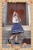 Infanta ~Eternal Heraldry Stripe Lolita JSK + Cape Set