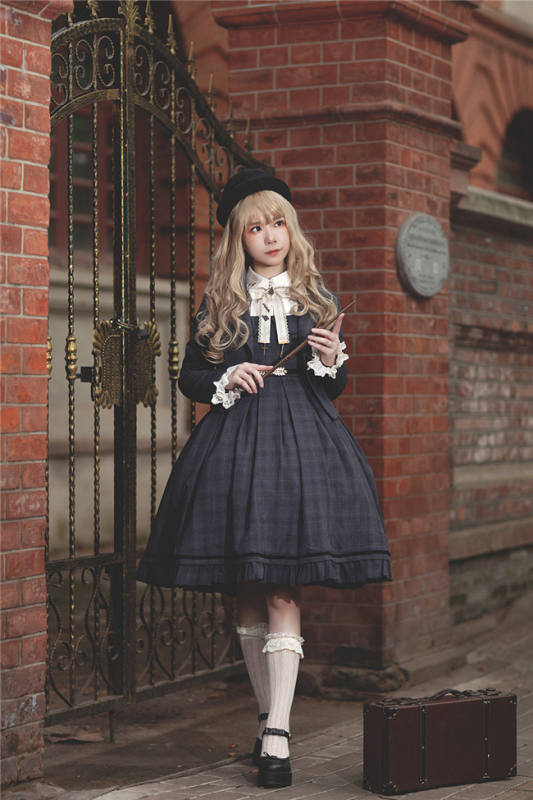 Infanta ~College Style Lolita JSK Set -Ready Made