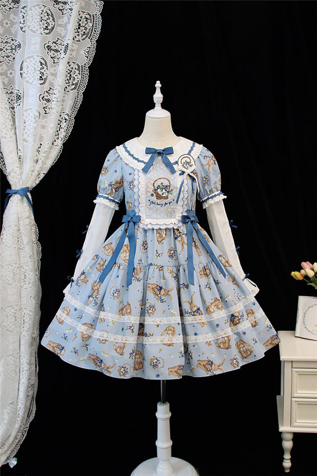 Alice Girl ~Blueberry Bunny Lolita OP -Pre-order