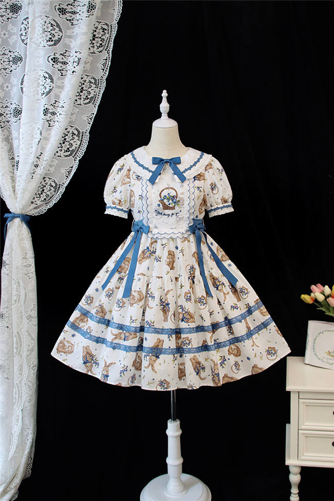 Alice Girl ~Blueberry Bunny Lolita OP -Pre-order