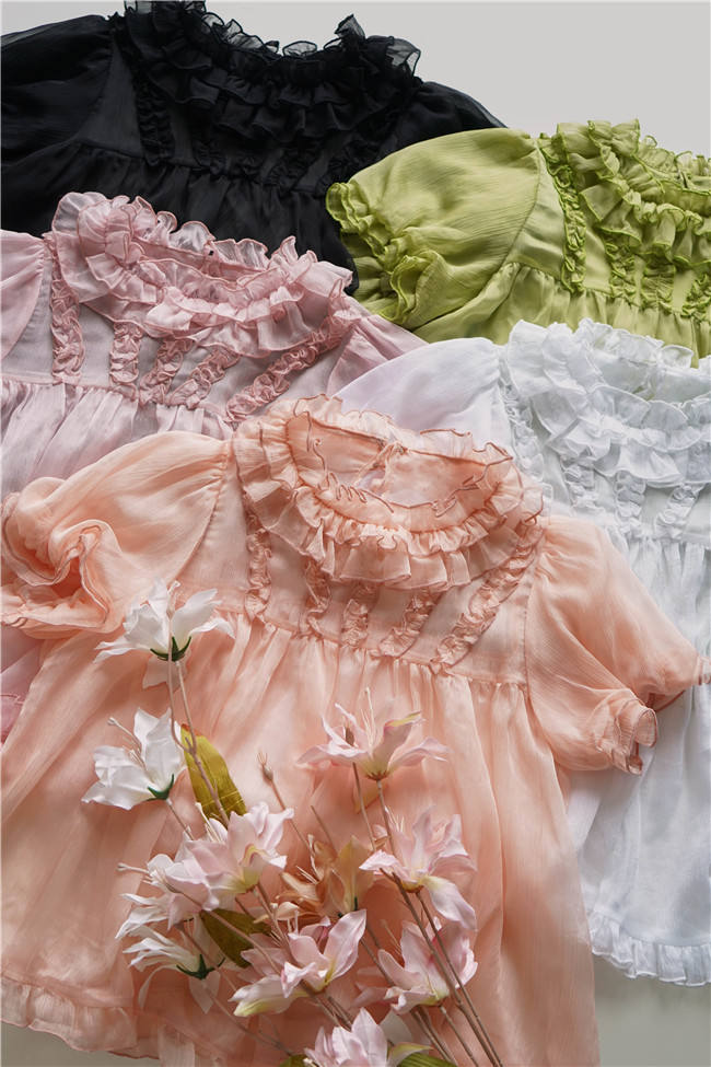 Dark Star Island ~Ryukyu Jellyfish Lolita Blouse