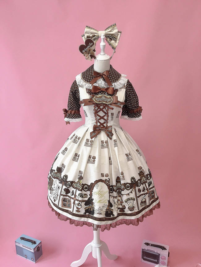 Fluff Mollie ~Chocolate Chef Lolita JSK -Ready Made