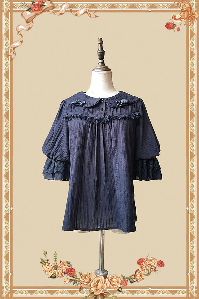 Infanta ~Cotton Short Sleeves Lolita Blouse
