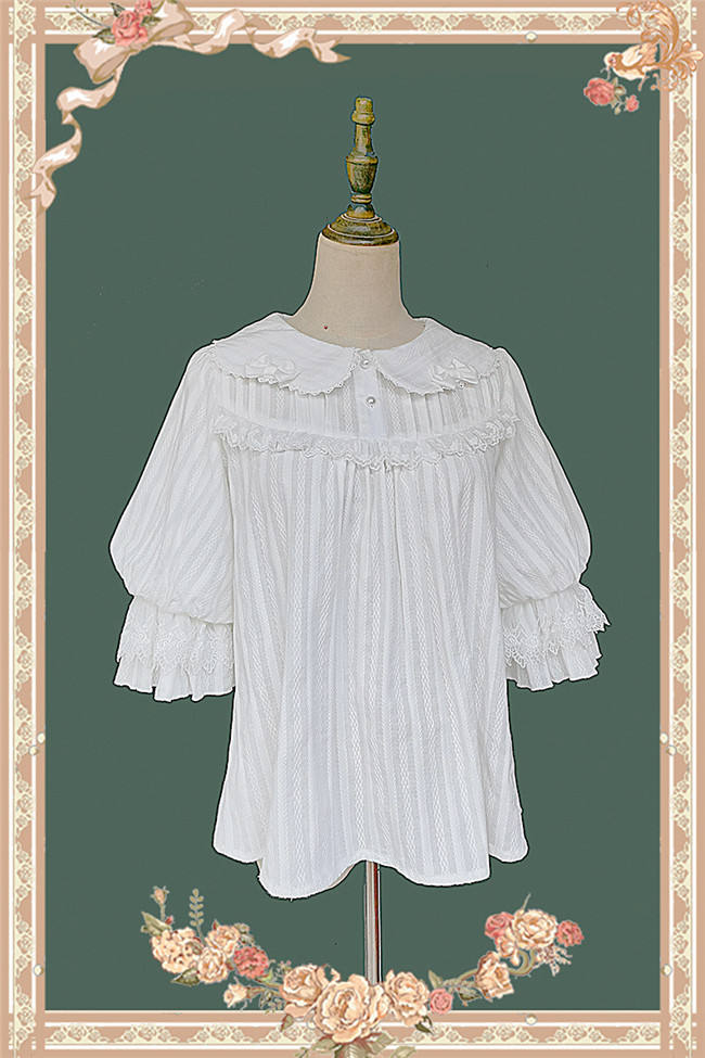 Infanta ~Cotton Short Sleeves Lolita Blouse