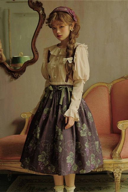 The Loire Vineyard Lolita Skirt