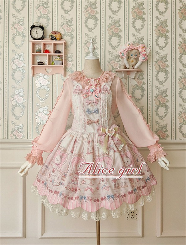 open lace back dress Mad Hatter Tea Party Dress  Cats Like Us