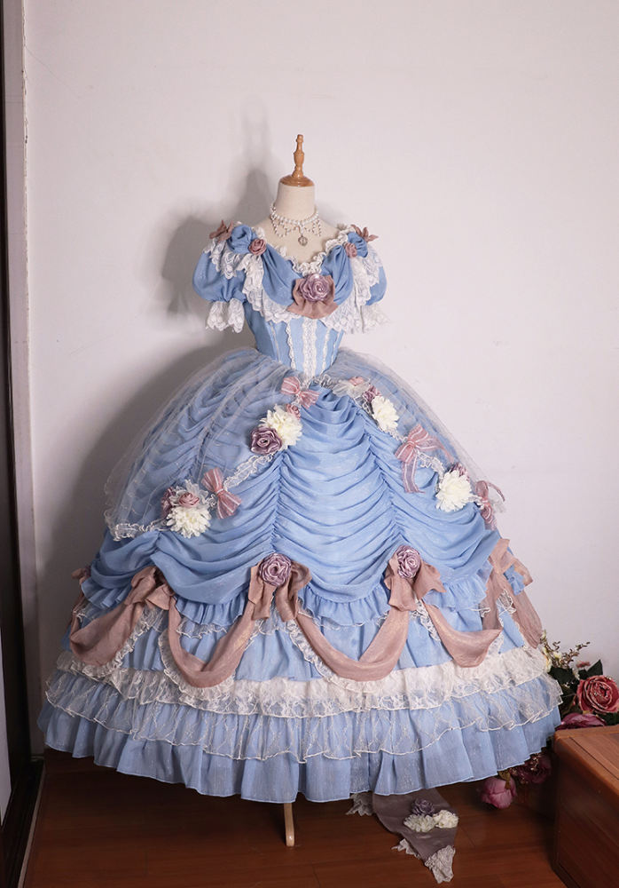 Henrietta ~Rose Queen Flowers Luxury Lolita OP
