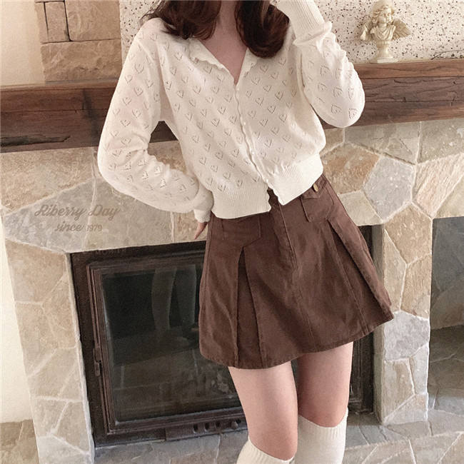 White Knit Daily Wear Sweater