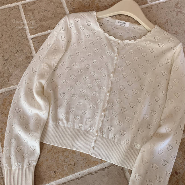 White Knit Daily Wear Sweater