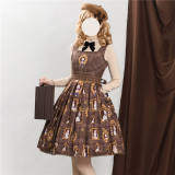 Miss Point ~The Kitty in the Frame Christmas Lolita JSK -Pre-order