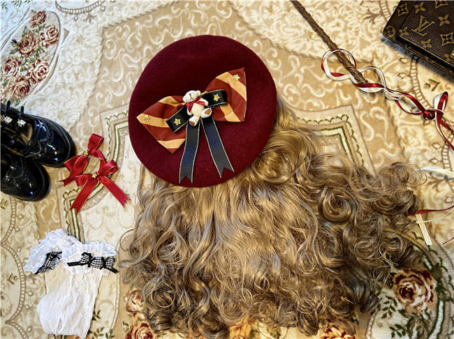 Sweet Winter Christmas Lolita Beret