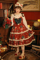 Hard Candy ~The Christmas Waltz Lolita JSK/Blouse